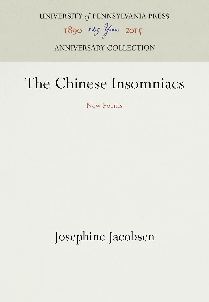 Book cover image for The Chinese Insomniacs ISBN: 9781512802849